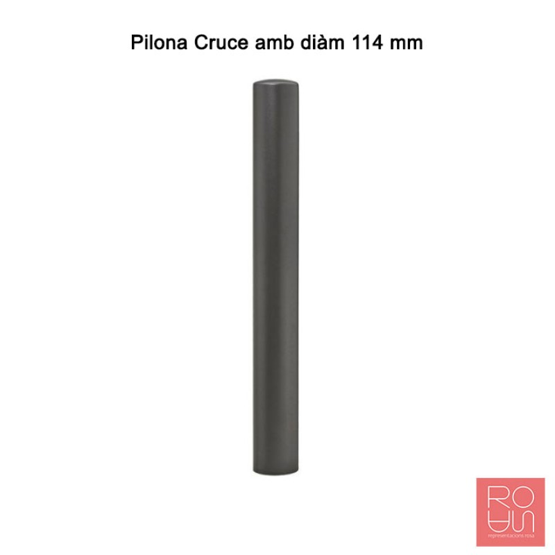 Pilona urbana fixe Cruce d'acer